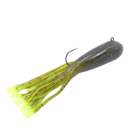 4'' GLOW IN THE DARK TUBE JIG | PRE RIGGED (3 Pack) image 8