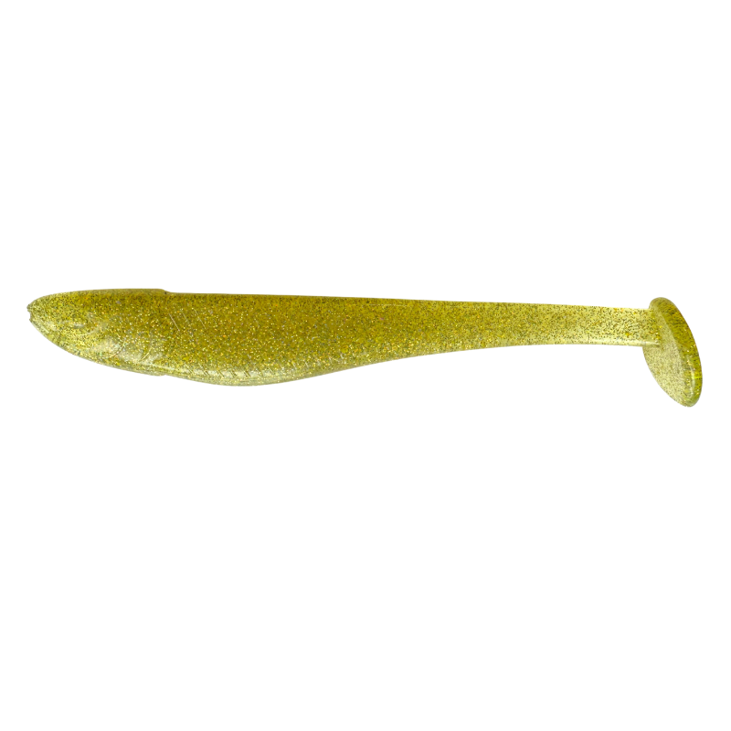 10" Swimbait gold flake