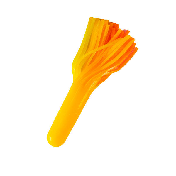 5" Kraken Tube Jig (4 Pack) - Orange & Chartreuse image