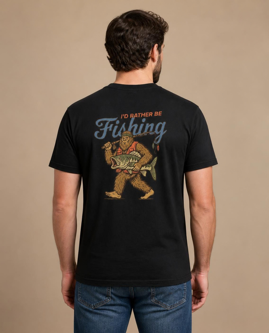 Bigfoot’s Got a Bite Back Print Tee