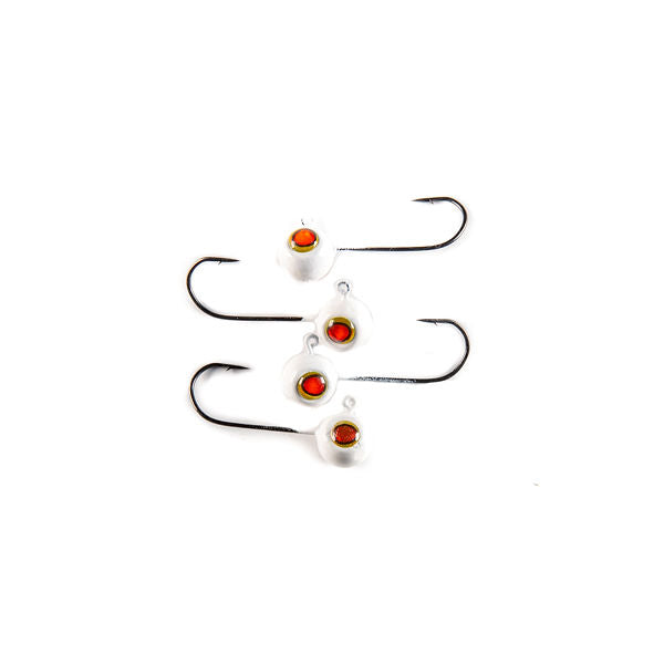 Socket Eye PB Jigs - White, 3/8 oz 4 per pack image