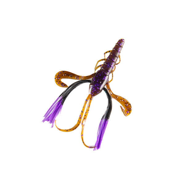 3.5" Spiked Crawmonger - Pumpkin Purple image