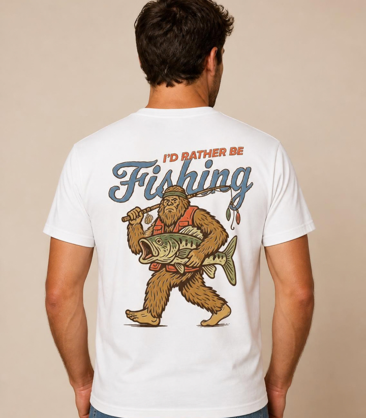 Bigfoot’s Got a Bite Back Print Tee