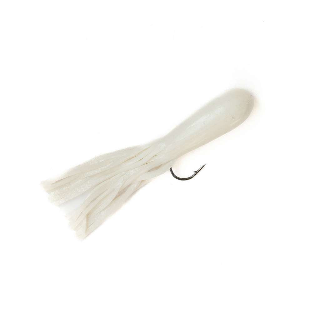 4'' TUBE JIG | PRE RIGGED (3 Pack) - White image