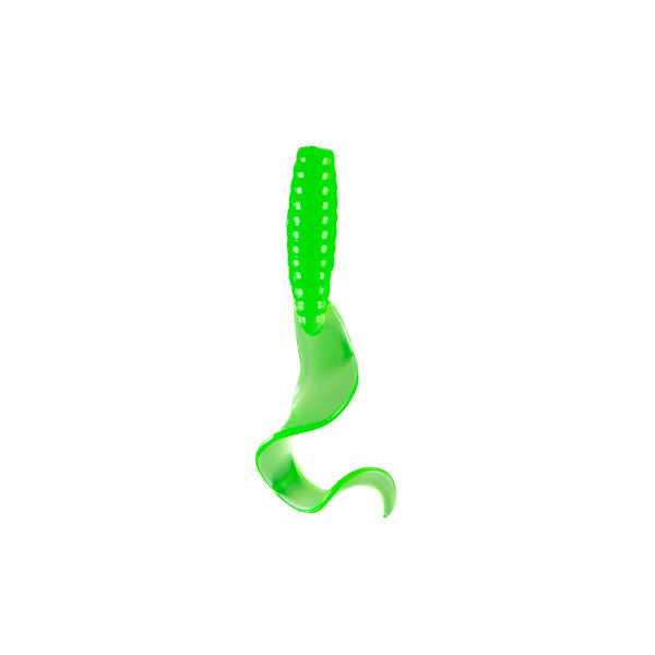 4" Turbo Twister Tail Grubs (10 Pack) - green image