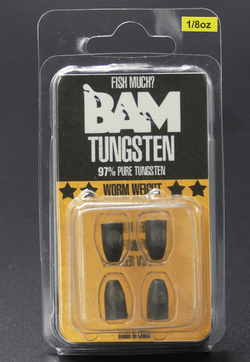 Tungsten Worm Weights - 1/8 oz image