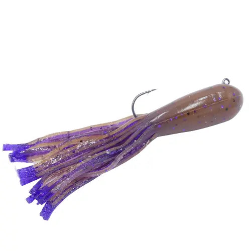 4'' GLOW IN THE DARK TUBE JIG | PRE RIGGED (3 Pack) image 7