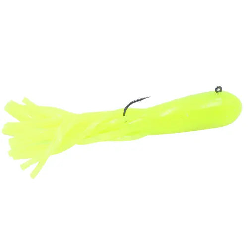 4'' GLOW IN THE DARK TUBE JIG | PRE RIGGED (3 Pack) image