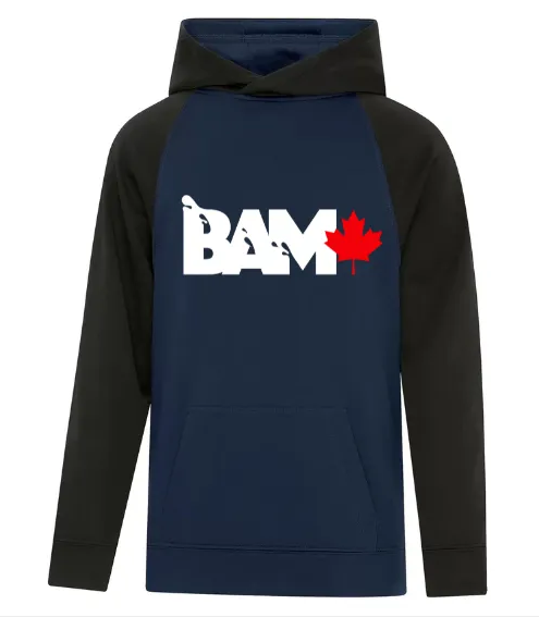 ATC™ Game Day™ Fleece Two Tone Hooded Sweatshirt - White Logo