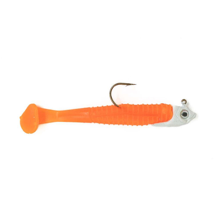 4'' Gozilla Pre-Rigged Soft Swimbait - 2/PK - Orange, 5/8 oz image
