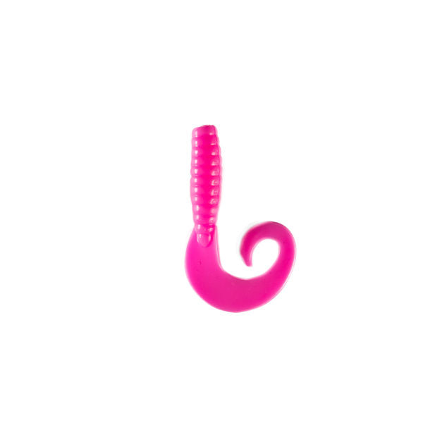 4" Turbo Twister Tail Grubs (10 Pack) - Bubblegum image